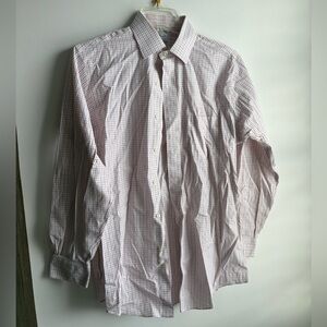 Brooks Brothers Pink Checkered Dress Shirt